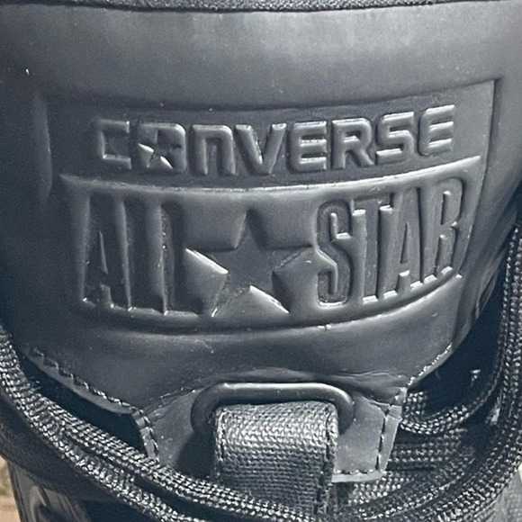 Converse All Star Chuck Taylor Winter High Top Sneakers Black Women's 10 - Picture 8 of 11